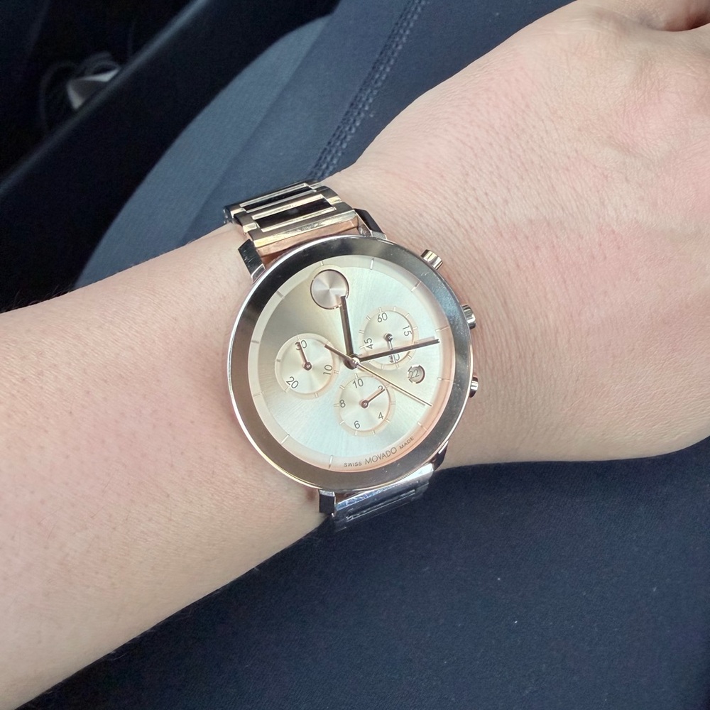 Authentic Movado Bold Evolution Chronograph - Ros… - image 7